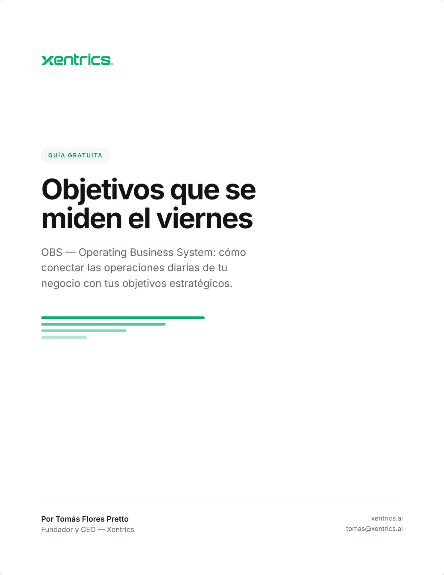 Portada de la guía OBS: Objetivos que se miden el viernes